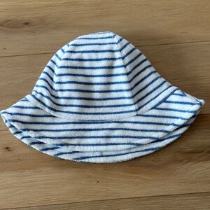 Kissy Kissy Terry Cloth Striped Sun Hat